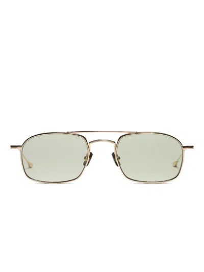 Peter & May Walk Mini Machine Rectangle-frame Sunglasses In Gold