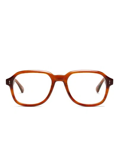 Peter & May Walk Night Train Square-frame Glasses In Brown
