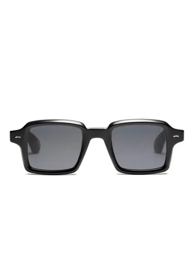 Peter & May Walk Numero Square-frame Sunglasses In Black