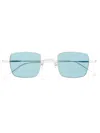 Peter & May Walk Petit Animal Square Frame Sunglasses In Blue