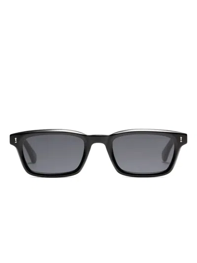 Peter & May Walk Rectangle-frame Acetate Sunglasses In Black