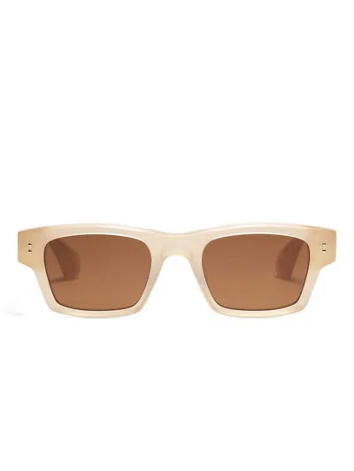 Peter & May Walk Rectangle-frame Sunglasses In Neutral