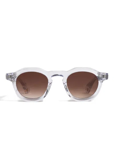 Peter & May Walk S105 Solar Round-frame Sunglasses In Neutral