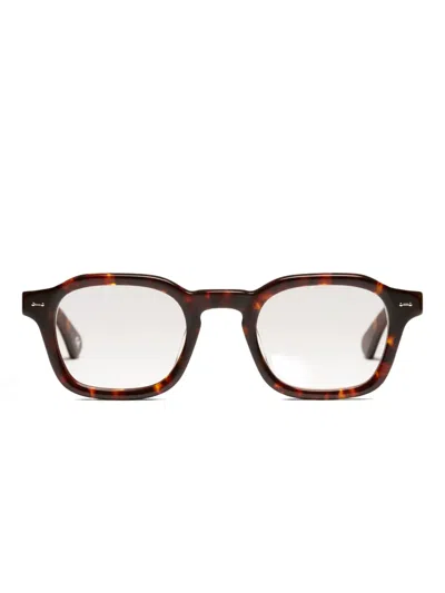 Peter & May Walk T46 Hero Rectangle-frame Glasses In Brown