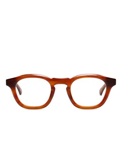 Peter & May Walk Toy Round-frame Glasses In Brown