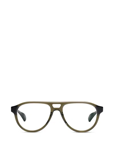 Peter And May Yan Pilot-frame Glasses In Green