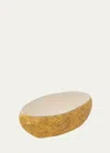 Peter Callahan Large Potato Server In Gold