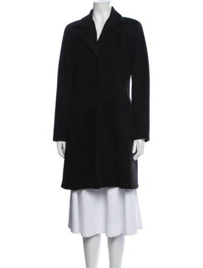 Pre-owned Peter Cohen Alpaca Jacket In Purple