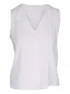 Peter Cohen Asymmetric-collar Sleeveless Top