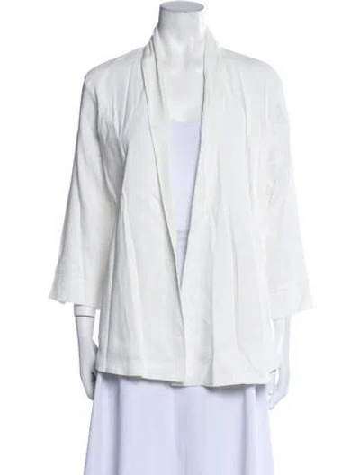 Pre-owned Peter Cohen Blazer In White