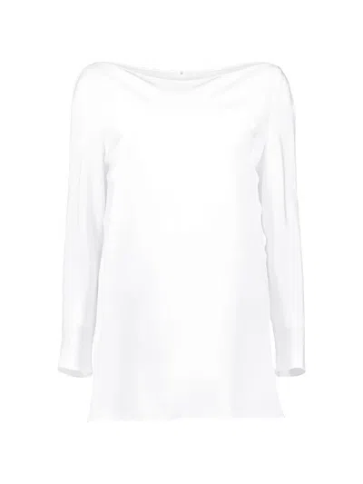 Peter Cohen Boat-neck Blouse In White