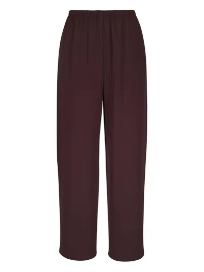 Peter Cohen Elasticated Trousers In Purple