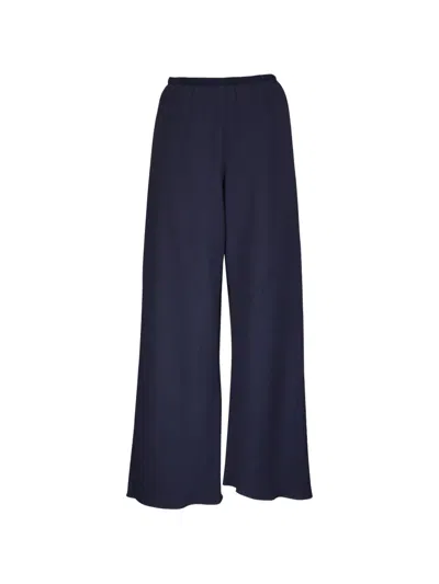 Peter Cohen Elasticated-waistband Pull-on Trousers In Blue