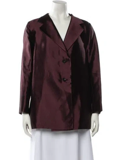 Pre-owned Peter Cohen Evening Jacket W/ Tags In Burgundy