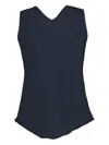 Peter Cohen Flick Round-neck Sleeveless Tank Top In Blue