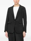 Peter Cohen Ian Single-button Blazer In Black