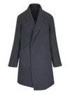 Peter Cohen Janus Coat In Gray