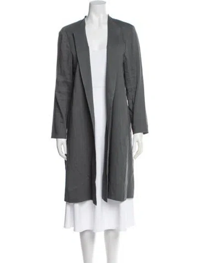 Pre-owned Peter Cohen Linen Jacket In Gray