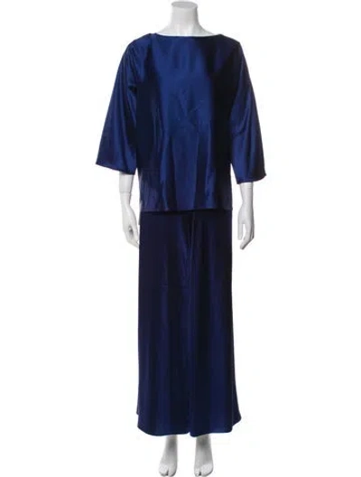 Pre-owned Peter Cohen Pant Set In Blue