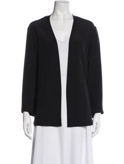 Pre-owned Peter Cohen Silk Jacket In Black
