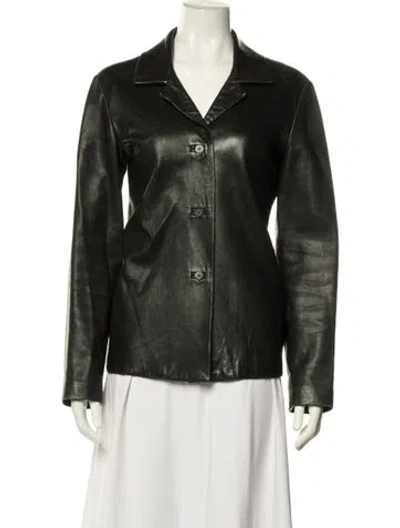 Pre-owned Peter Cohen Silk Jacket In Black