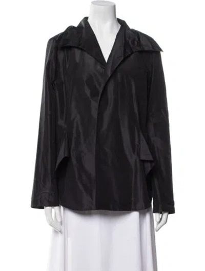 Pre-owned Peter Cohen Silk Jacket In Blue