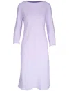 Peter Cohen Midikleid Aus Seide In Violett