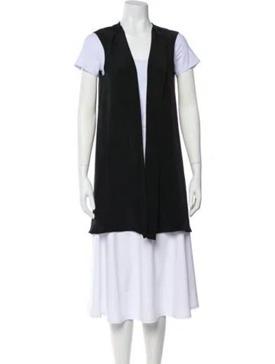 Pre-owned Peter Cohen Silk Vest In Blue