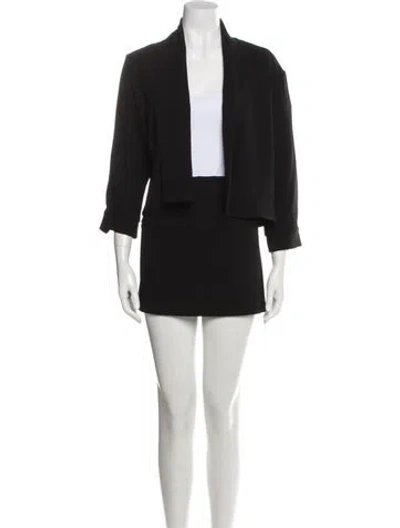 Pre-owned Peter Cohen Skirt Set In Black