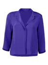 Peter Cohen Square-front Shirt In Purple