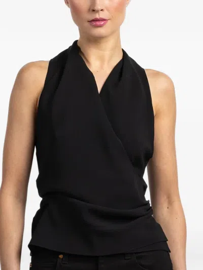 Peter Cohen Tie-fastening Top In Black
