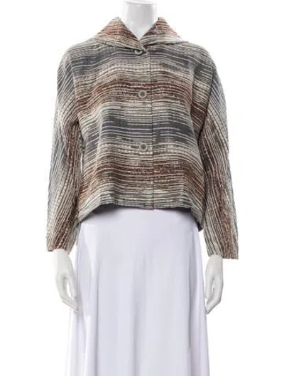 Pre-owned Peter Cohen Tweed Pattern Jacket In Multi