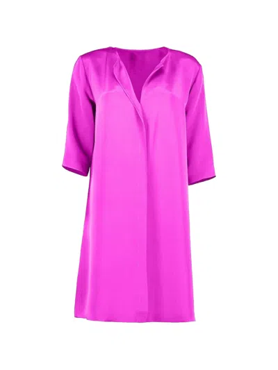 Peter Cohen V-neck Dress In Pink