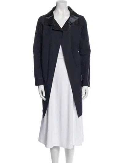 Pre-owned Peter Cohen Wool Coat In Blue