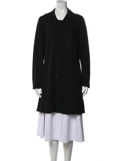 Pre-owned Peter Cohen Wool Coat In Green