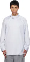 Peter Do Blue Kiko Shirt In White