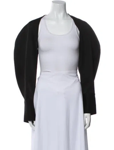 Pre-owned Peter Do Bolero In Black