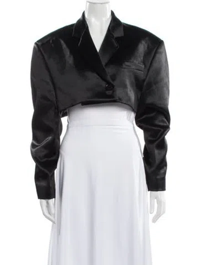 Pre-owned Peter Do Bolero In Black