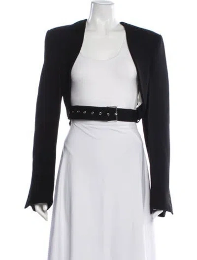 Pre-owned Peter Do Bolero In Black