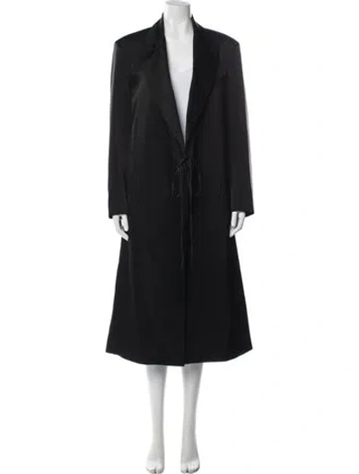 Pre-owned Peter Do Coat In Black