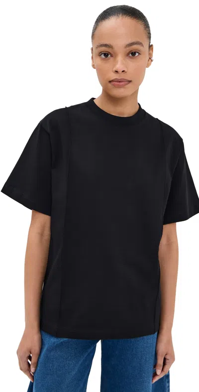 Peter Do Creased Oversized Tee Black