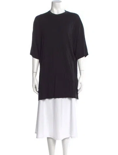 Pre-owned Peter Do Crew Neck Short Sleeve T-shirt In Black