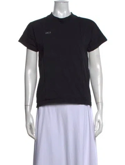 Pre-owned Peter Do Crew Neck Short Sleeve T-shirt In Black