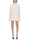 Peter Do Drawstring Shirt In White