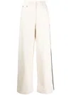 Peter Do Off-white Ripped Jeans In Neutrals