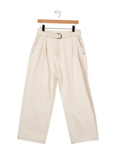 Pre-owned Peter Do High-rise Straight Leg Jeans In Neutral
