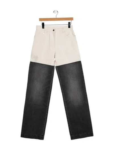Pre-owned Peter Do High-rise Wide Leg Jeans