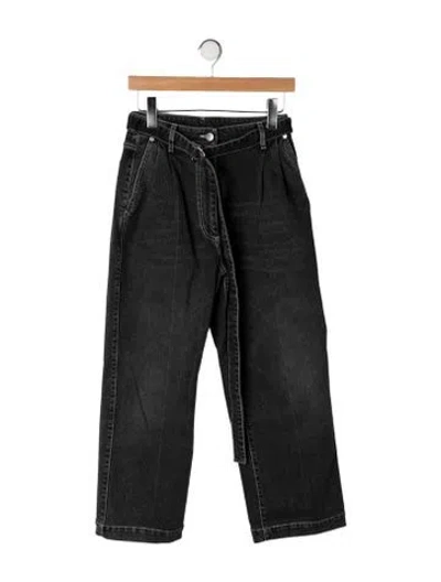 Pre-owned Peter Do High-rise Wide Leg Jeans In Black