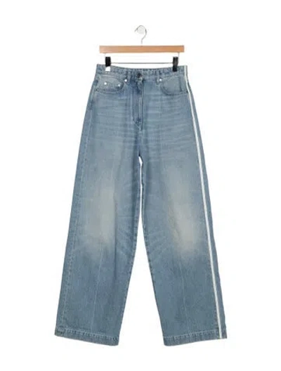 Pre-owned Peter Do High-rise Wide Leg Jeans In Blue