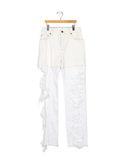 Pre-owned Peter Do High-rise Wide Leg Jeans In Multi